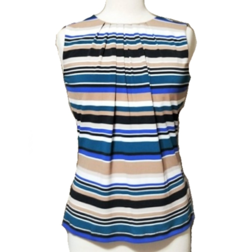 Calvin Klein Striped Fitted Top